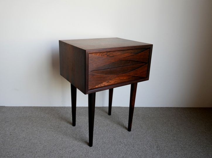 アルネヴォッダー , Arne Vodder,2段チェスト,ローズウッド,コンパクト 