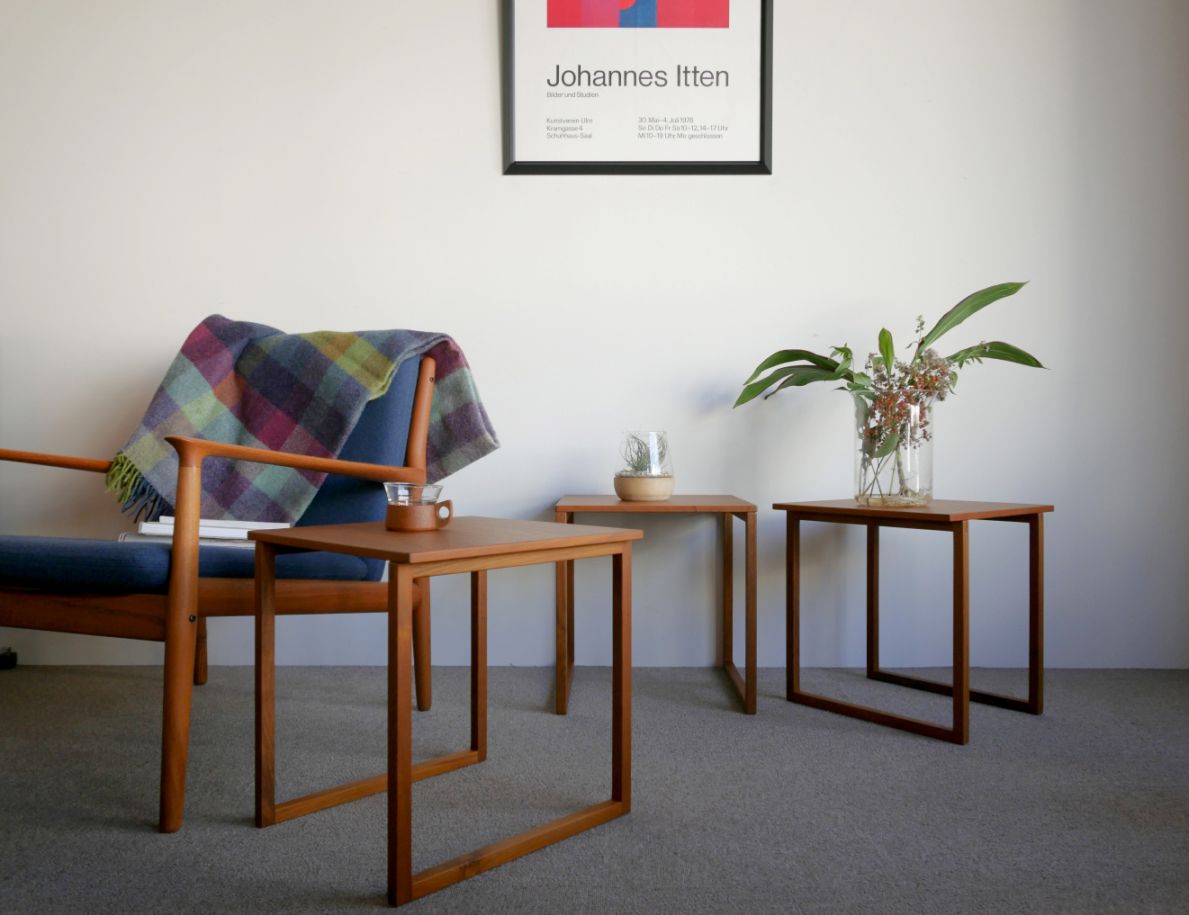 NEST OF CUBE TABLE BY KAI KRISTIANSEN