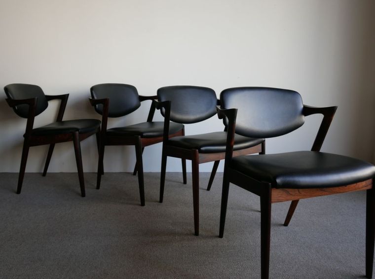 NO.42 Chiars set rosewood by Kai Kristiansen �ڤ��䤤��碌��