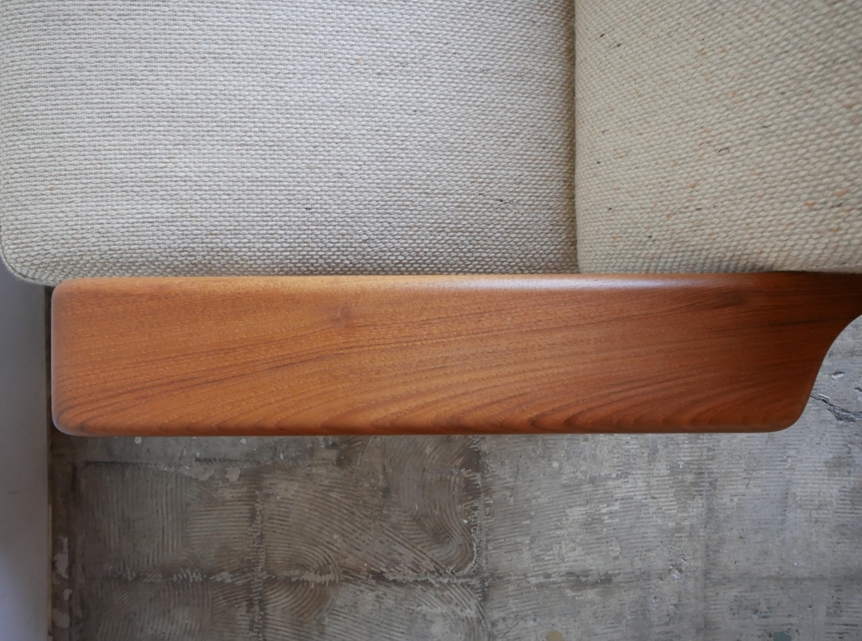 GE290 Easy chair teak by Hans J.Wegner