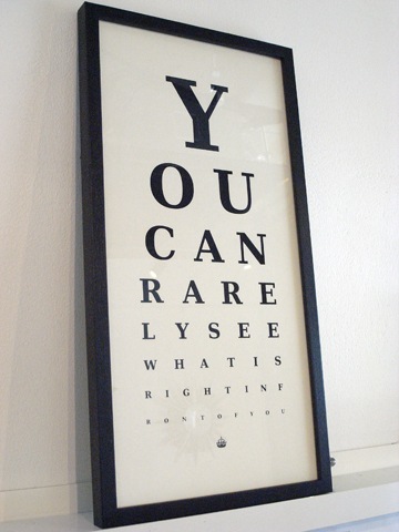 Rarely eye chart