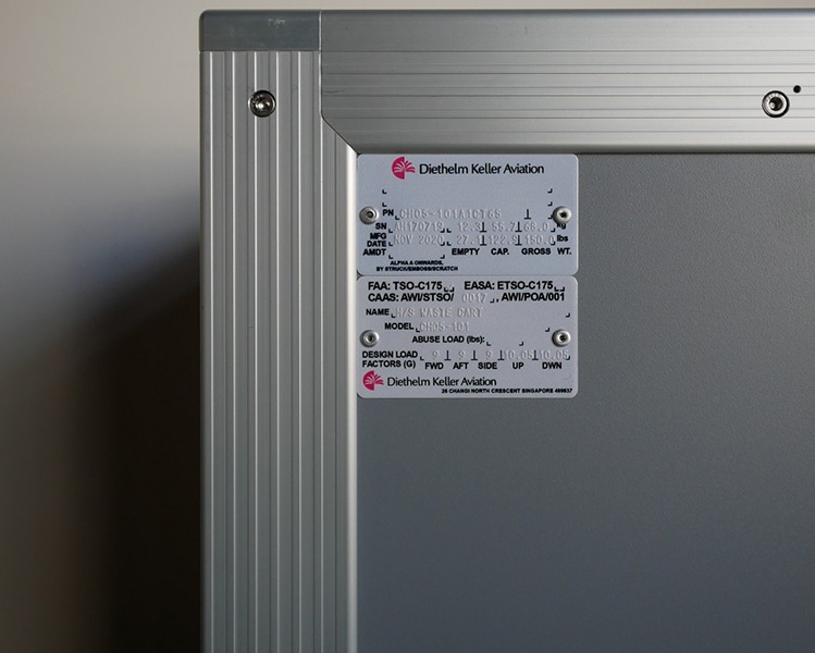 Airline Trolley (Light Gray �� aluminum)