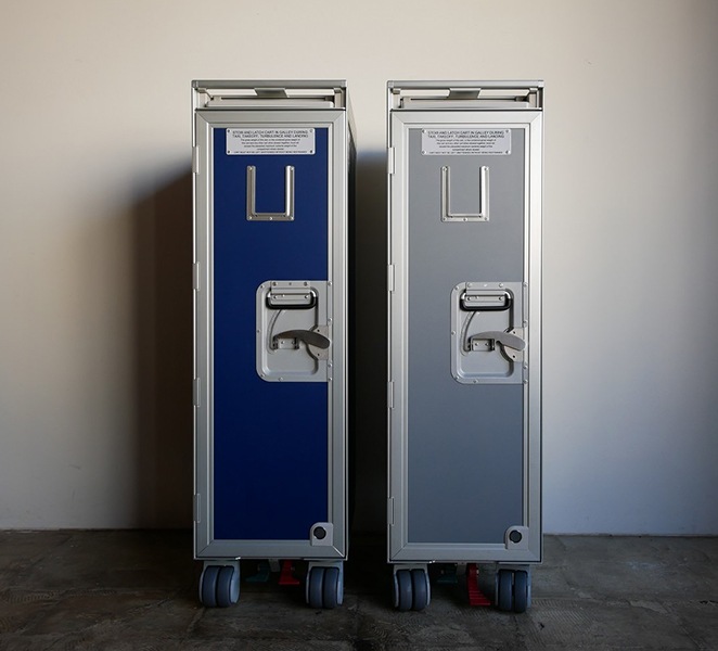 Airline Trolley (Light Gray �� aluminum)