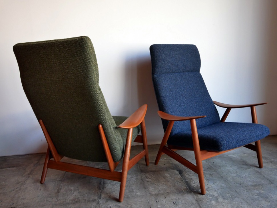 Highback Chair by illum Wikkelso - Blue