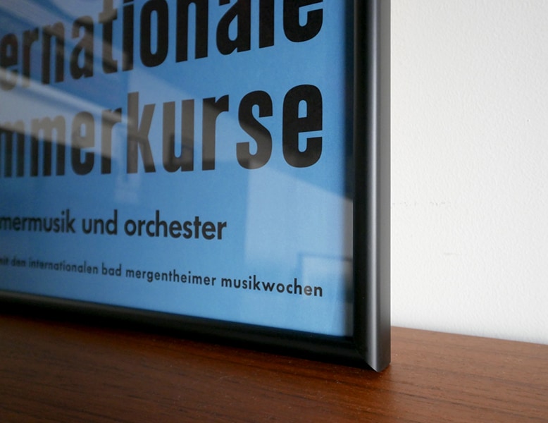 1958 Internationale summerkurse Poster