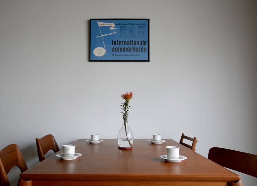 1958 Internationale summerkurse Poster