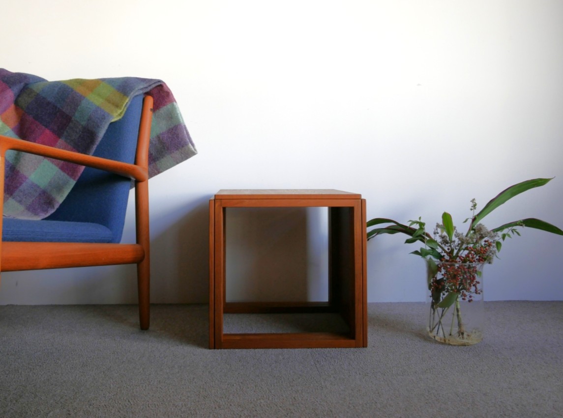 NO.33 Nest of cube tables by Kai Kristiansen�ڤ��䤤��碌��