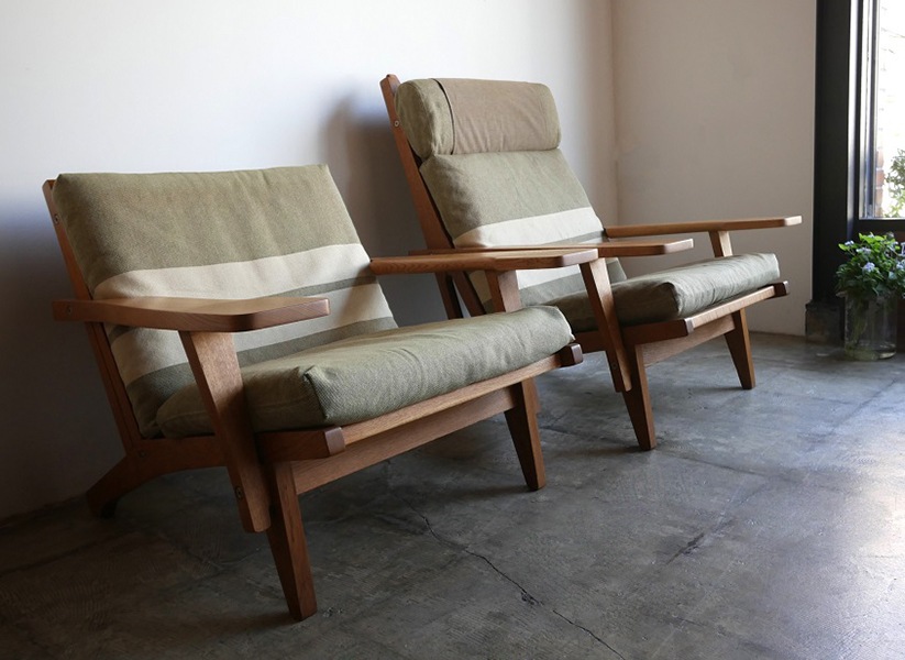 GE370 Easy Chair by Hans.J Wegner