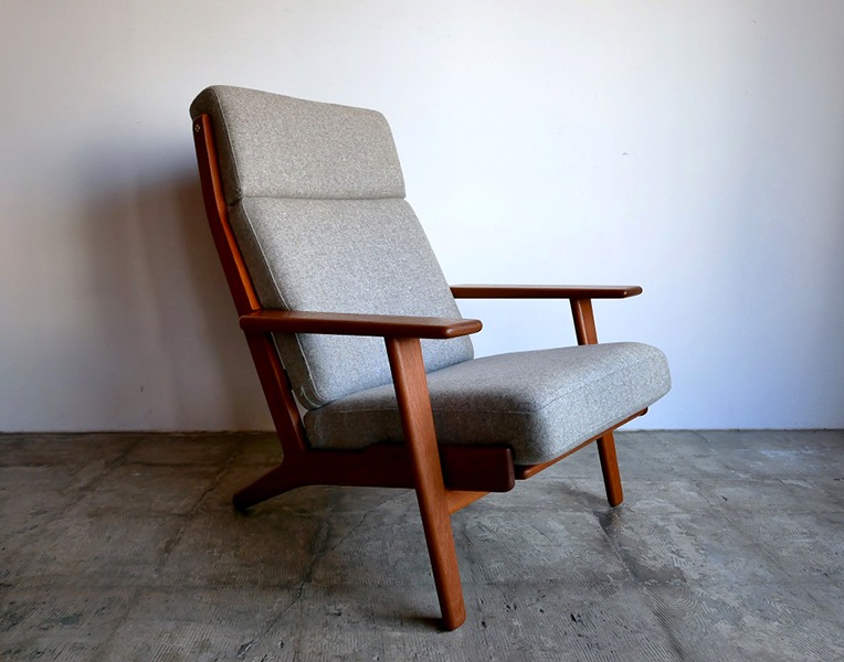 GE290 High back chair by Hans J.Wegner