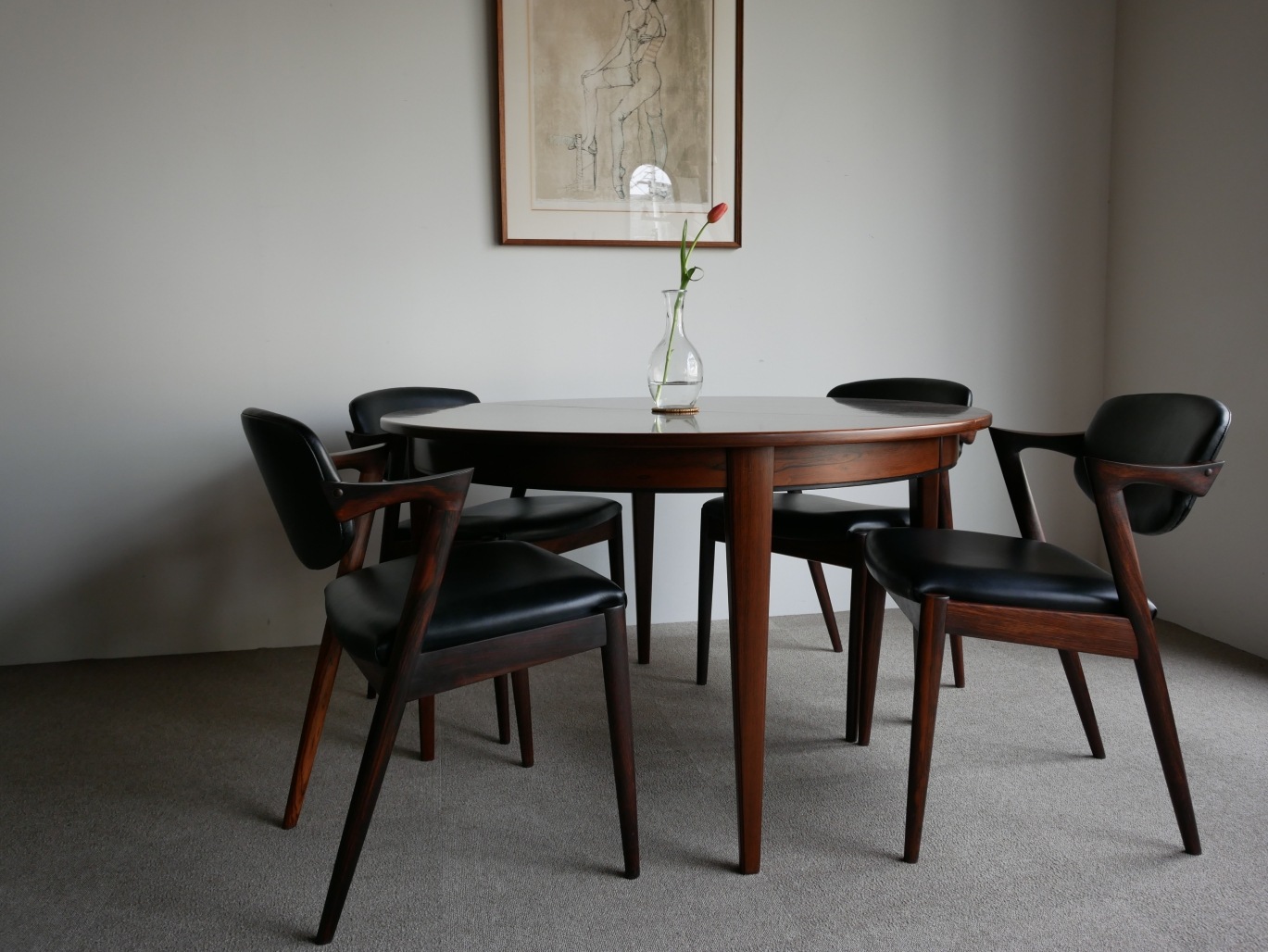 NO.42 Chiars set rosewood by Kai Kristiansen �ڤ��䤤��碌��