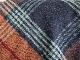 Bronte Wool Throw Navy check