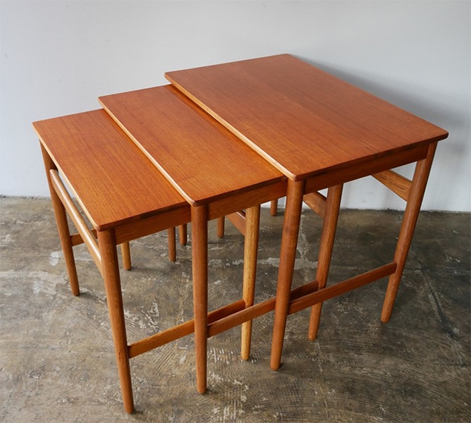 AT40 Nest of tables by Hans J.Wegner