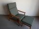 Highback chair Foot stool set by Arne Vodder 