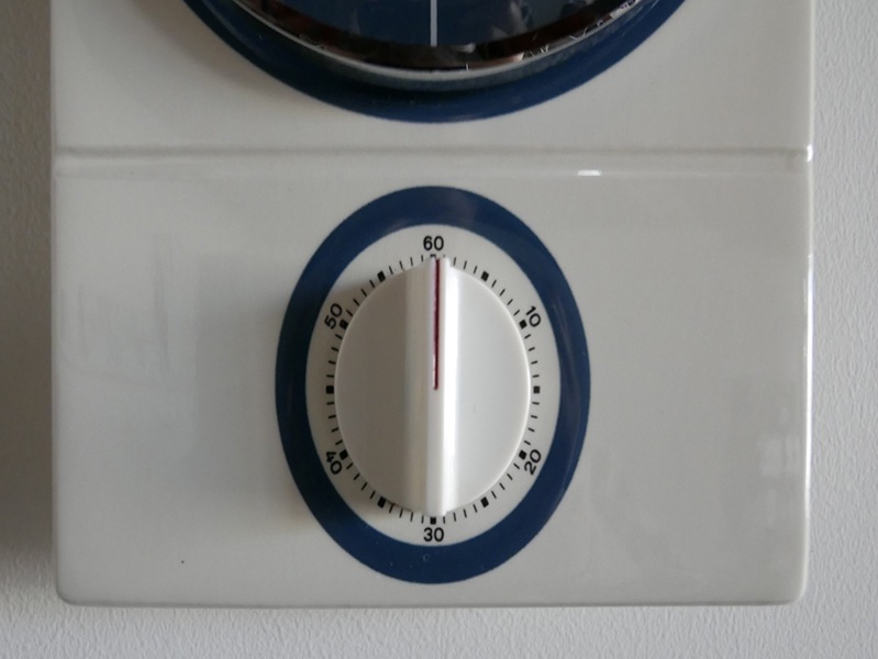 Diehl Wall Clock with Kitchen Timer