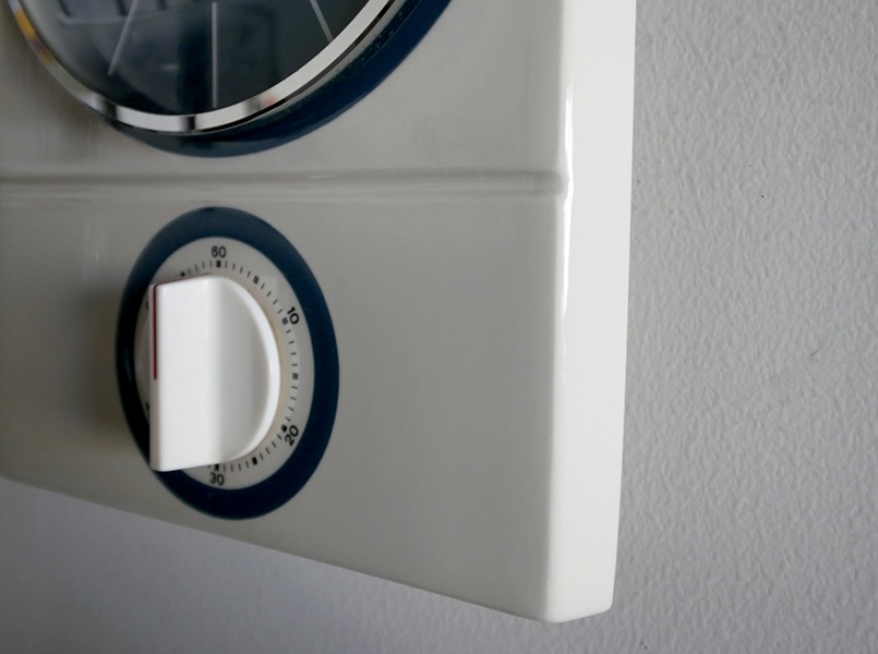 Diehl Wall Clock with Kitchen Timer