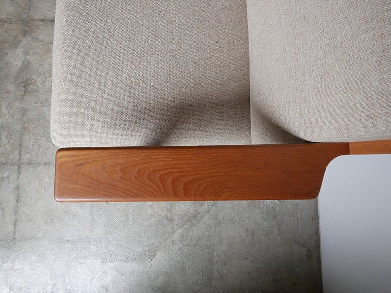 GE290 3seater teak by Hans J.Wegner