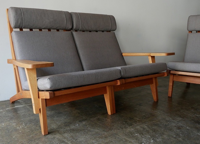 GE375 3Seater Sofa by Hans J.Wegner