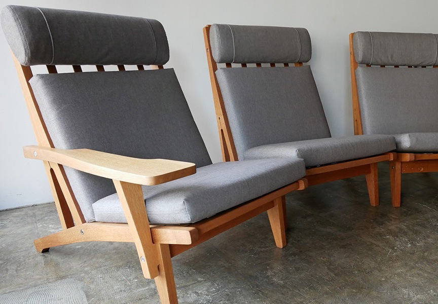 GE375 3Seater Sofa by Hans J.Wegner