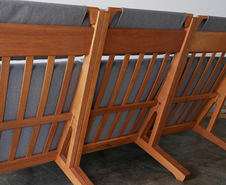 GE375 3Seater Sofa by Hans J.Wegner