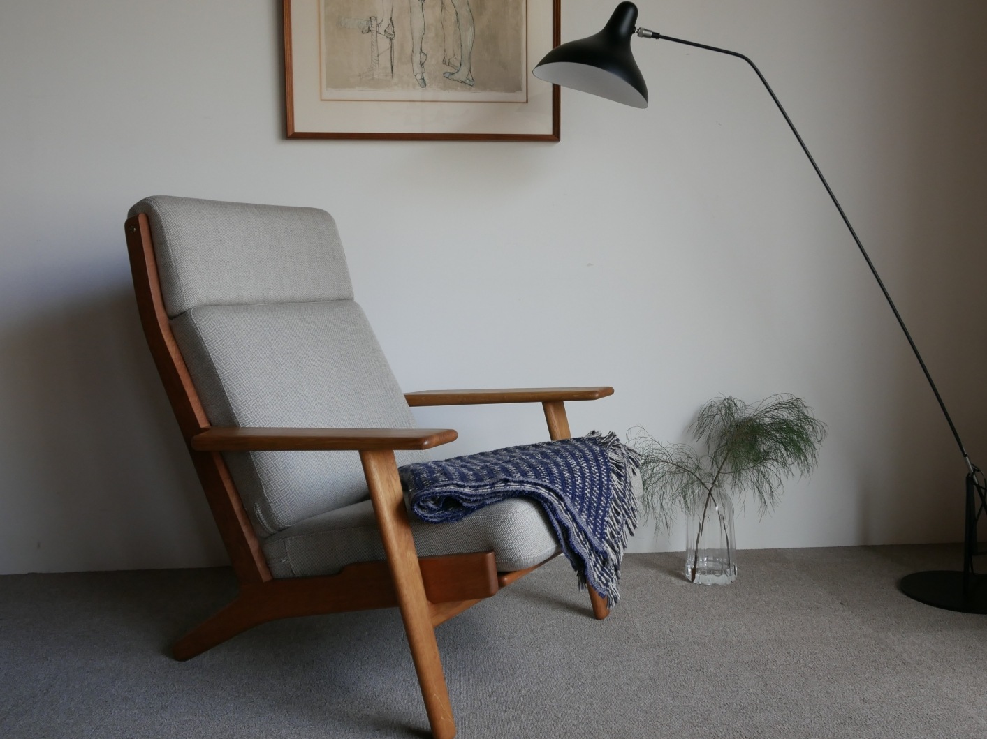GE290A High Back Chair by Hans J.Wegner�ڤ��䤤��碌��