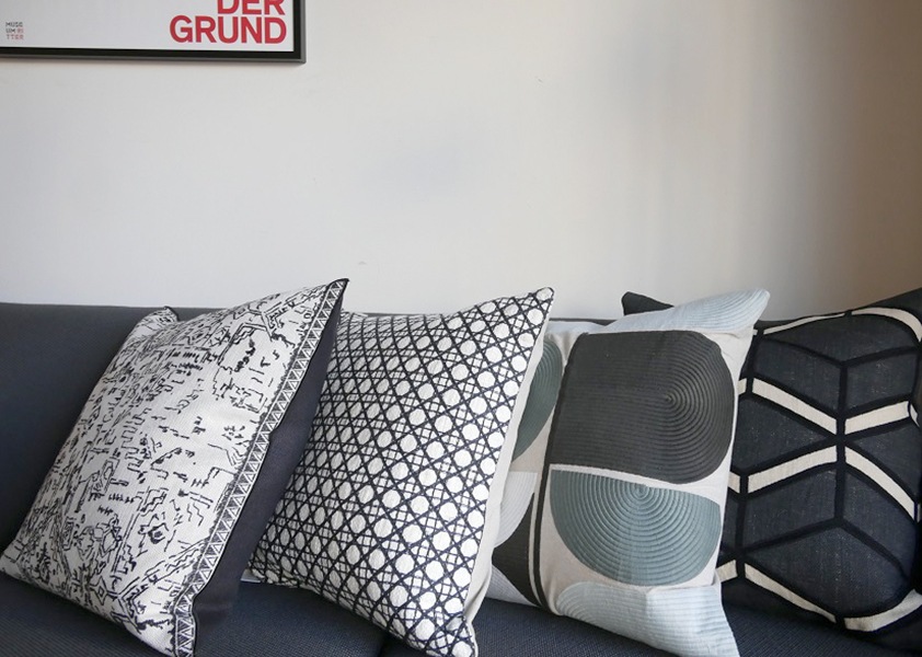 Malbec cushion by WEAVE