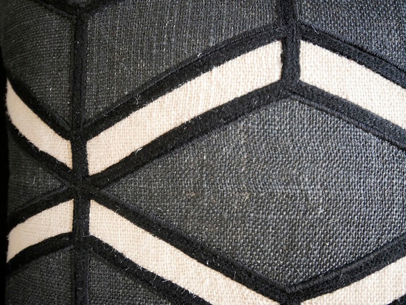 Geometric pattern cushion by WEAVE