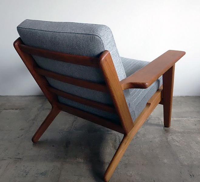 GE290Easy chair teak by Hans J.Wegner