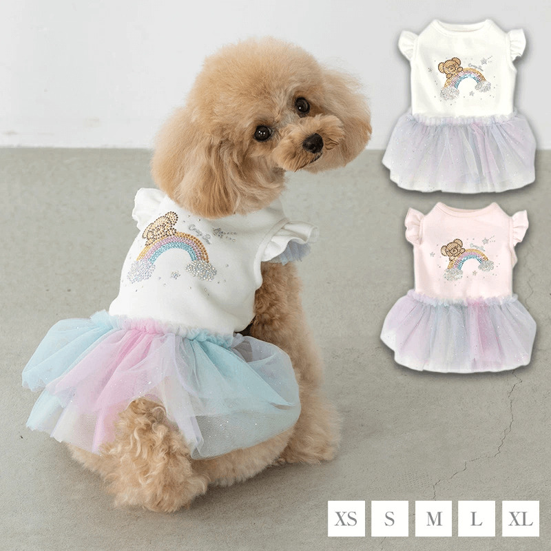 ヒカリ　ハンドメイド　犬服　ハロウィン×デニム切替　肩フリル　③ ヒカリ様 専用 ハンドメイド 犬服 ハロウィン×デニム切替 肩