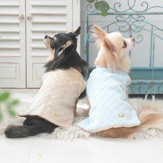 ♡　犬服　シンデレラ風ロングドレス➕エプロン　ハンドメイド ♡ 犬服 シンデレラ風ロングドレス➕エプロン ハンドメイド ♡様