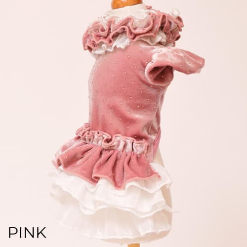 GODPIVA ドットプリマワンピース 2025 秋 冬 【ゴッドピバ】 ※お