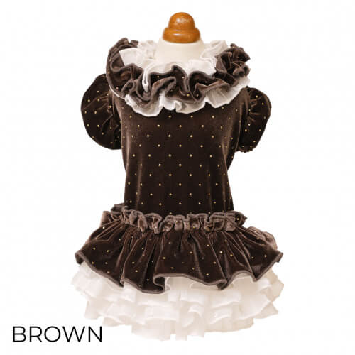 GODPIVA ドットプリマワンピース 2025 秋 冬 【ゴッドピバ】 ※お