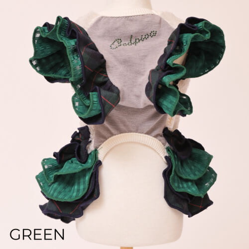 GODPIVA あったかテラボアチェックワンピース 2025 秋 冬 【ゴッドピバ