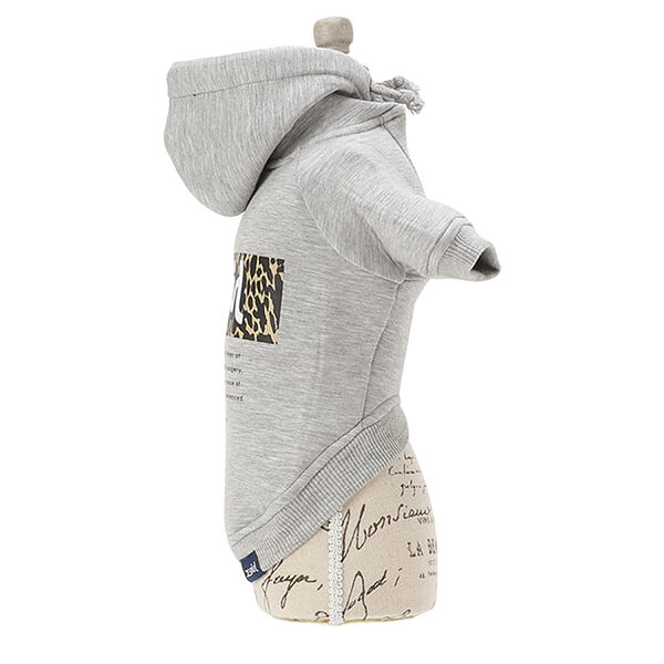 X-girl レオパード柄ロゴフーディー 2025 秋 冬 PXG1044 TW 【エックス