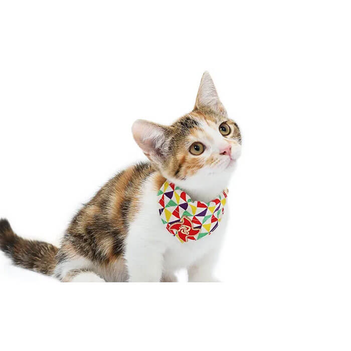 アモワークス 忍忍 バンダナ 首輪 S / M 全3色 猫 室内飼い用