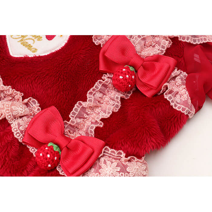 CanNana 冬いちごデコレーションワンピース 1169 【きゃんナナ