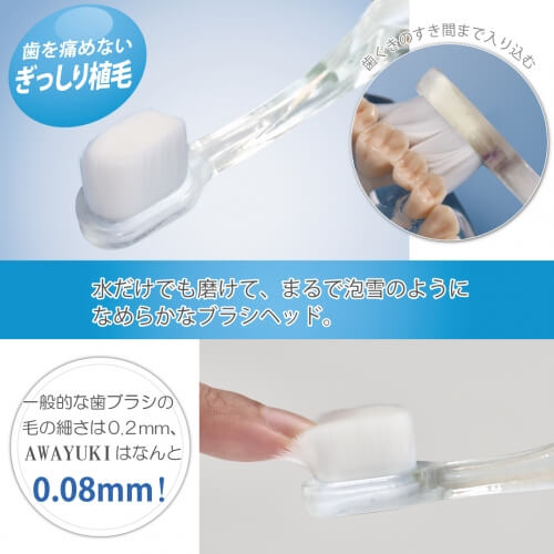 泡雪　歯ブラシ 究極の歯ブラシ「泡雪」 | Pets Life