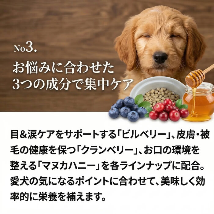 SILKFULL 犬用サプリおやつ（目＆涙ケア【ビルベリー】、皮膚被毛ケア