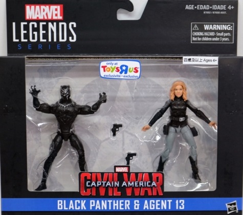 ML 3.75ｲﾝﾁ 限定 2ﾊﾟｯｸ ﾌﾞﾗｯｸﾊﾟﾝｻｰ & ｴｰｼﾞｪﾝﾄ13 | マーベル,MARVEL