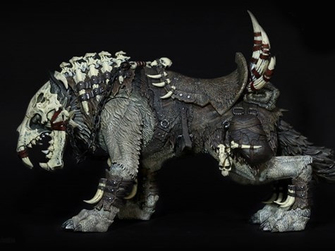 D20STUDIO ﾎﾜｲﾄ ﾎﾞｰﾝ ｳﾙﾌ [ｸﾞﾚｲ] 「実際は茶色っぽい」 | その他