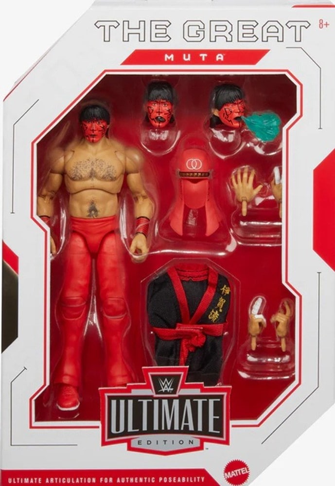 GREAT MUTA フィギュア バンダイ グレートムタ　プロレス グレート・ムタ WWE フィギュア アルティメット・エディション