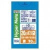 ポリ袋　20L　LL+Meta　0.02×520×600mm　青　10枚×120冊(1200枚)　BM26【メーカー直送または取り寄せ】|ゴミ袋・規格袋・レジ袋他|雑貨品