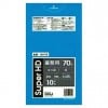 ポリ袋　70L　HDPE　0.025×800×900mm　青　10枚×50冊(500枚)　GH76【メーカー直送または取り寄せ】|ゴミ袋・規格袋・レジ袋他|雑貨品