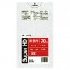 ポリ袋　70L　HDPE　0.03×800×900mm　半透明　10枚×40冊(400枚)　GH78【メーカー直送または取り寄せ】|ゴミ袋・規格袋・レジ袋他|雑貨品