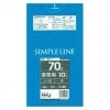 ポリ袋　70L　LL+Meta　0.035×800×900mm　青　10枚×40冊(400枚)　GM71【メーカー直送または取り寄せ】|ゴミ袋・規格袋・レジ袋他|雑貨品