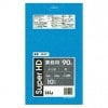 ポリ袋　90L　HDPE　0.02×900×1000mm　青　10枚×50冊(500枚)　GH91【メーカー直送または取り寄せ】|ゴミ袋・規格袋・レジ袋他|雑貨品