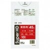 ポリ袋　45L　HDPE　0.012×650×800mm　半透明　10枚×150冊(1500枚)　GH50【メーカー直送または取り寄せ】|ゴミ袋・規格袋・レジ袋他|雑貨品