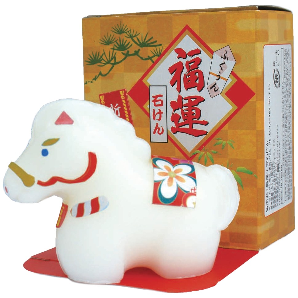 完売しました】フェニックス 福運干支石けん 午(うま) 100個入