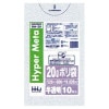 【個人宅配送可】ポリ袋　20L　LL+Meta　0.02×520×600mm　半透明　10枚×120冊(1200枚)　BM29【取り寄せ商品・即納不可・代引き不可・返品不可】|ゴミ袋・規格袋・レジ袋他