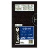 【法人様限定】ポリ袋　7L　0.01×320×380mm　黒　200枚×30冊（6000枚）GH07　3ケースロット【メーカー直送・時間指定不可・沖縄、離島不可】|ゴミ袋・規格袋・レジ袋他|雑貨品