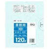 【個人宅配送可】ポリ袋　120L　LLDPE 0.05×1000×1200mm　透明　10枚×20冊（200枚）GL125【取り寄せ商品・即納不可・代引き不可・返品不可】|ゴミ袋・規格袋・レジ袋他|雑